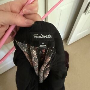 Madewell floral jumpsuit